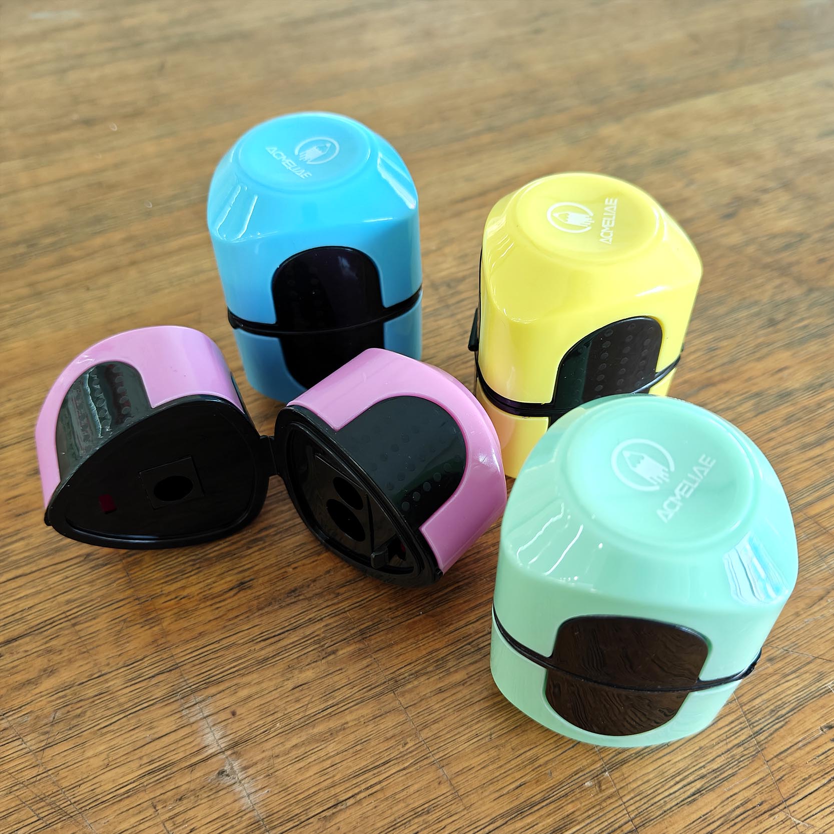 ACMELIAE SP-002 3-hole Manual Pencil Sharpener Specification drawing