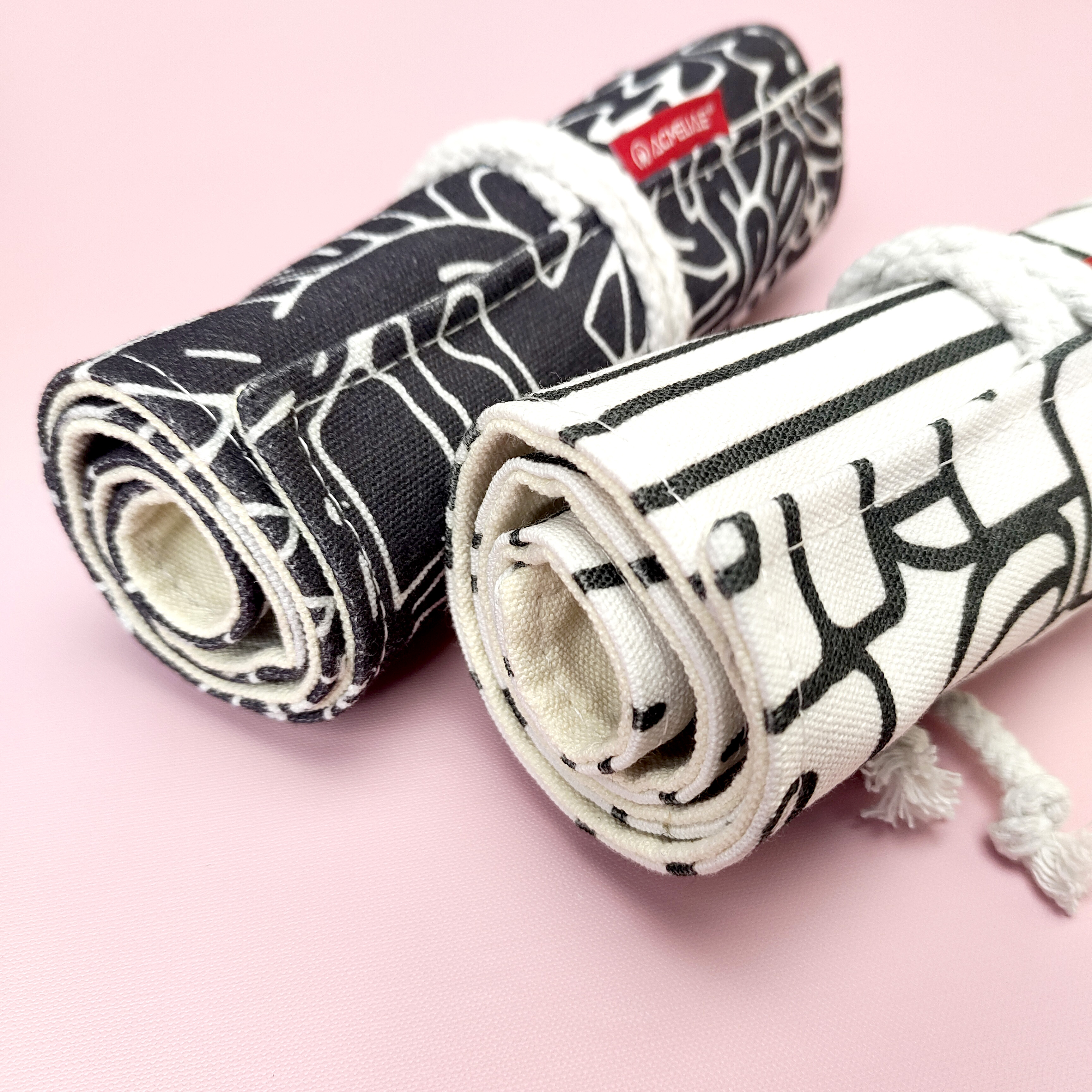 ACMELIAE PR-048 48PCS Cotton Printing Pencil Roll details Picture