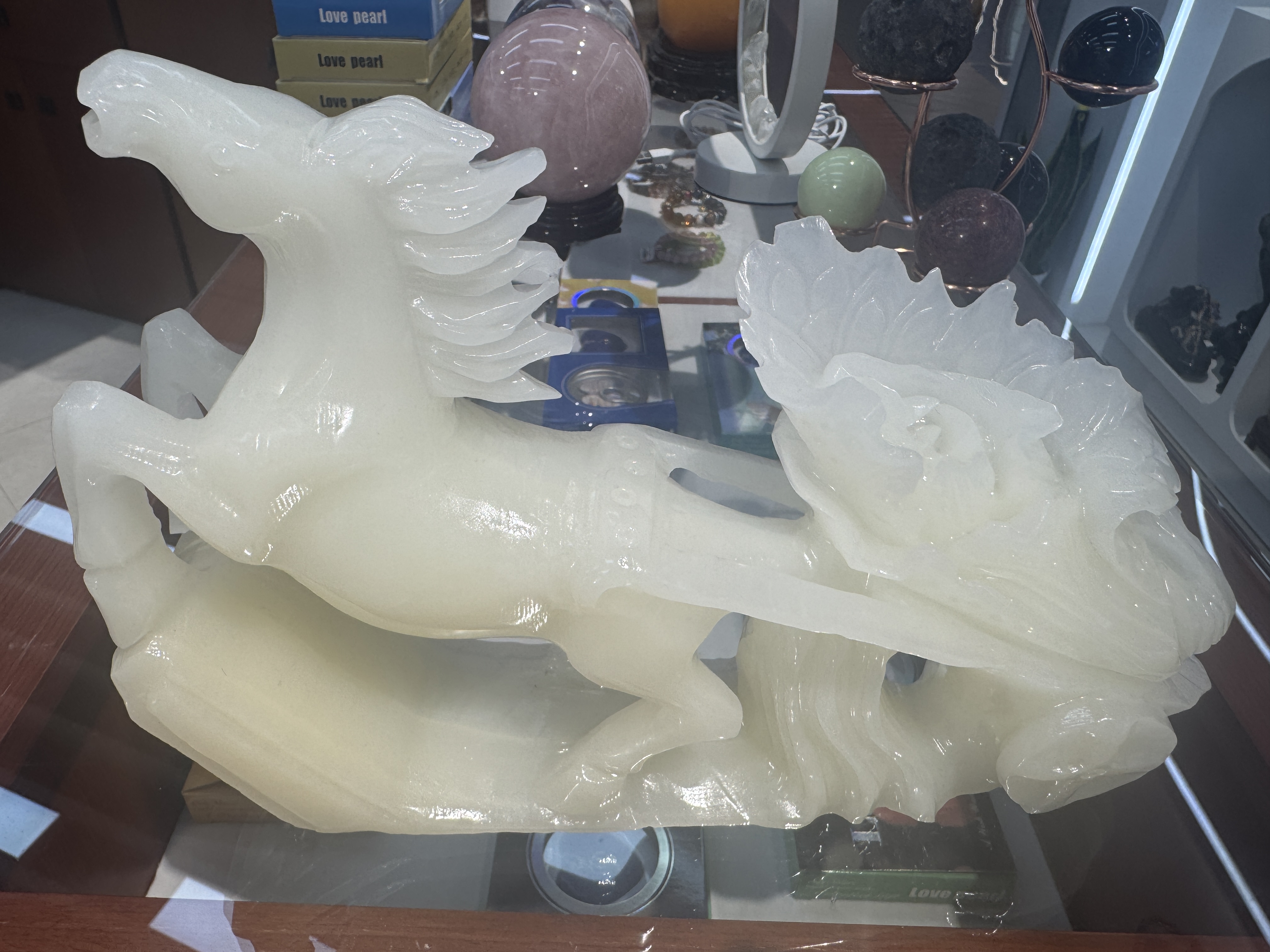 Get rich soon (Jade Cabbage) Afghan jade handicrafts, make a fortune in the Year of the Horse, Horse Year decorations, gifts, furniture, office mood and atmosphere ornaments Application Scenario