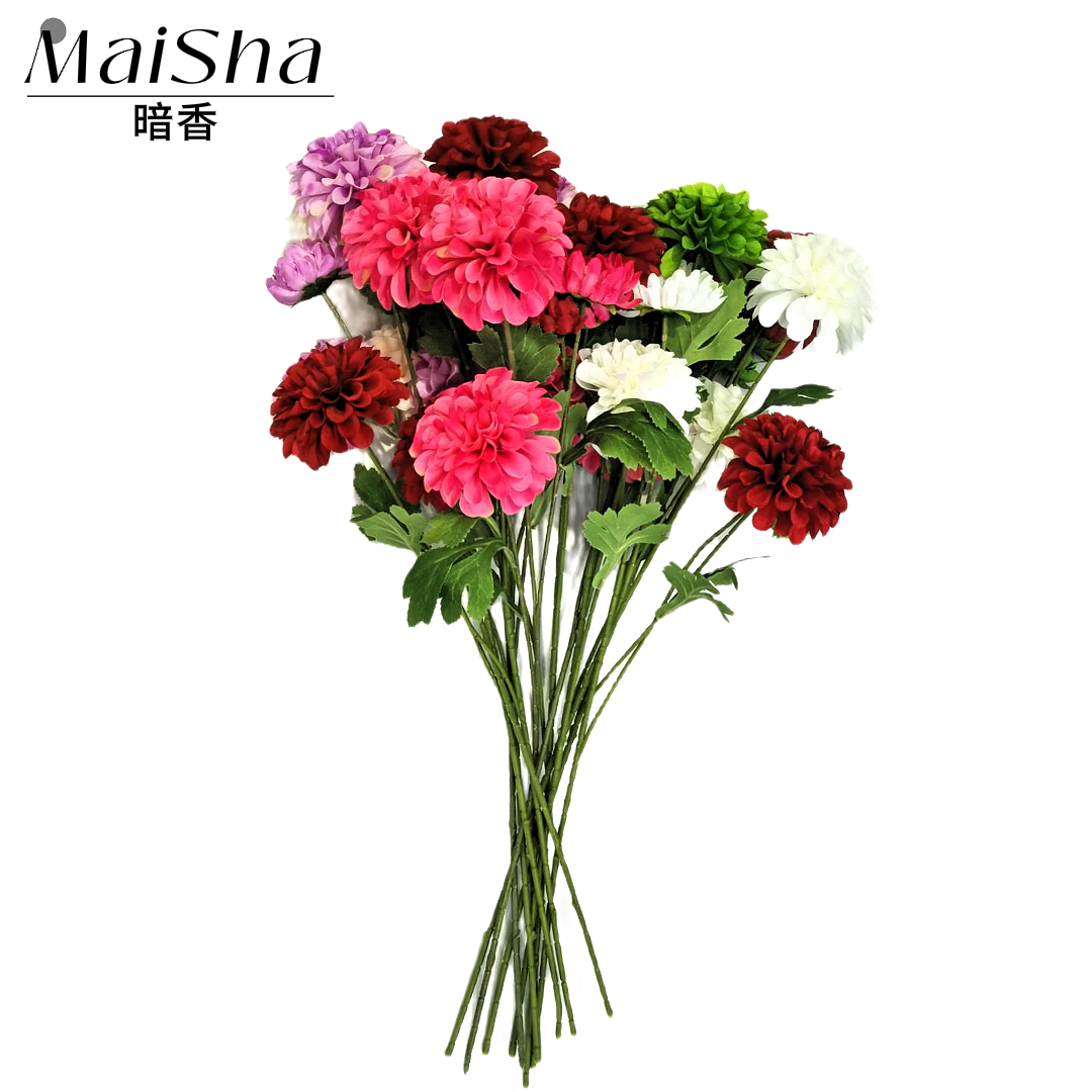 Multicolored bouquets, various artificial bouquets, floral art tapes, preserved flowers, decorative floral products pic 10