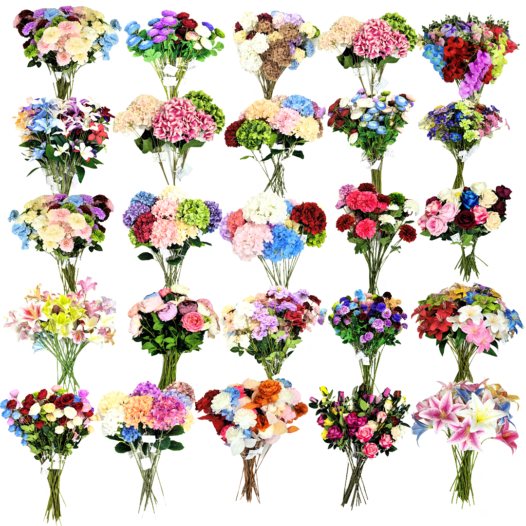 假花/毛线花束/婚庆背景/假花仿真花/红豆花白底实物图