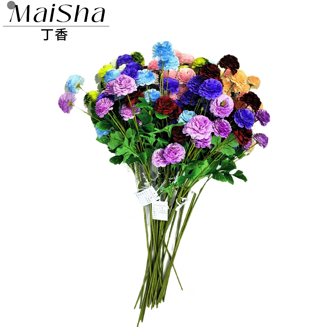 彩色人造花束丁香假花防真插花紫藤花花艺塑料装饰品