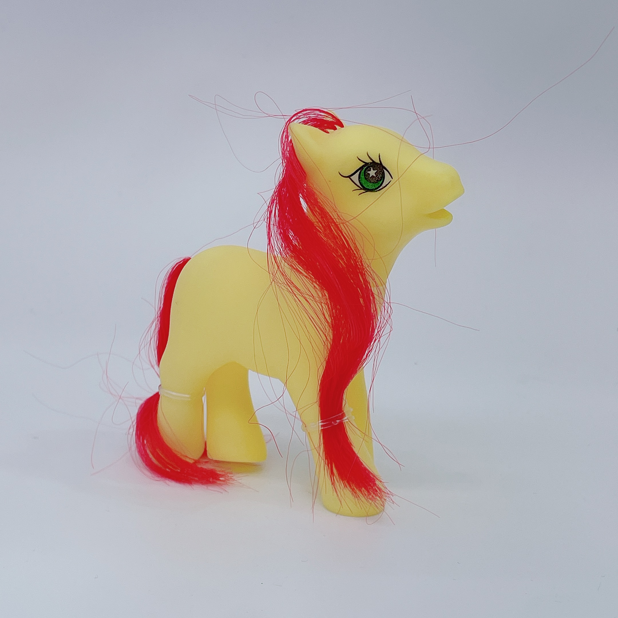 Mascota del año del caballo arco iris caballo bondadoso cry cry caballo juguete de peluche coche pastel decorativo hogar juguetes caja ciega colgante regalo pic 2