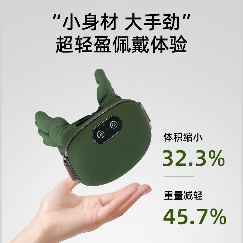 Shoulder and neck massager, green portable fascia gun, powerful massage instrument, multi-functional home muscle relaxation massage device Application Scenario