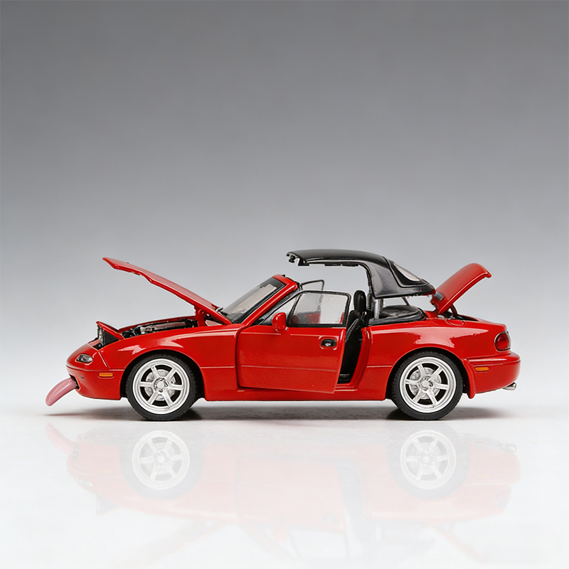 1:32 Mazda MX-5 alloy car model toy car, small car model collection, display item, children's toy car, metal car model Item Picture