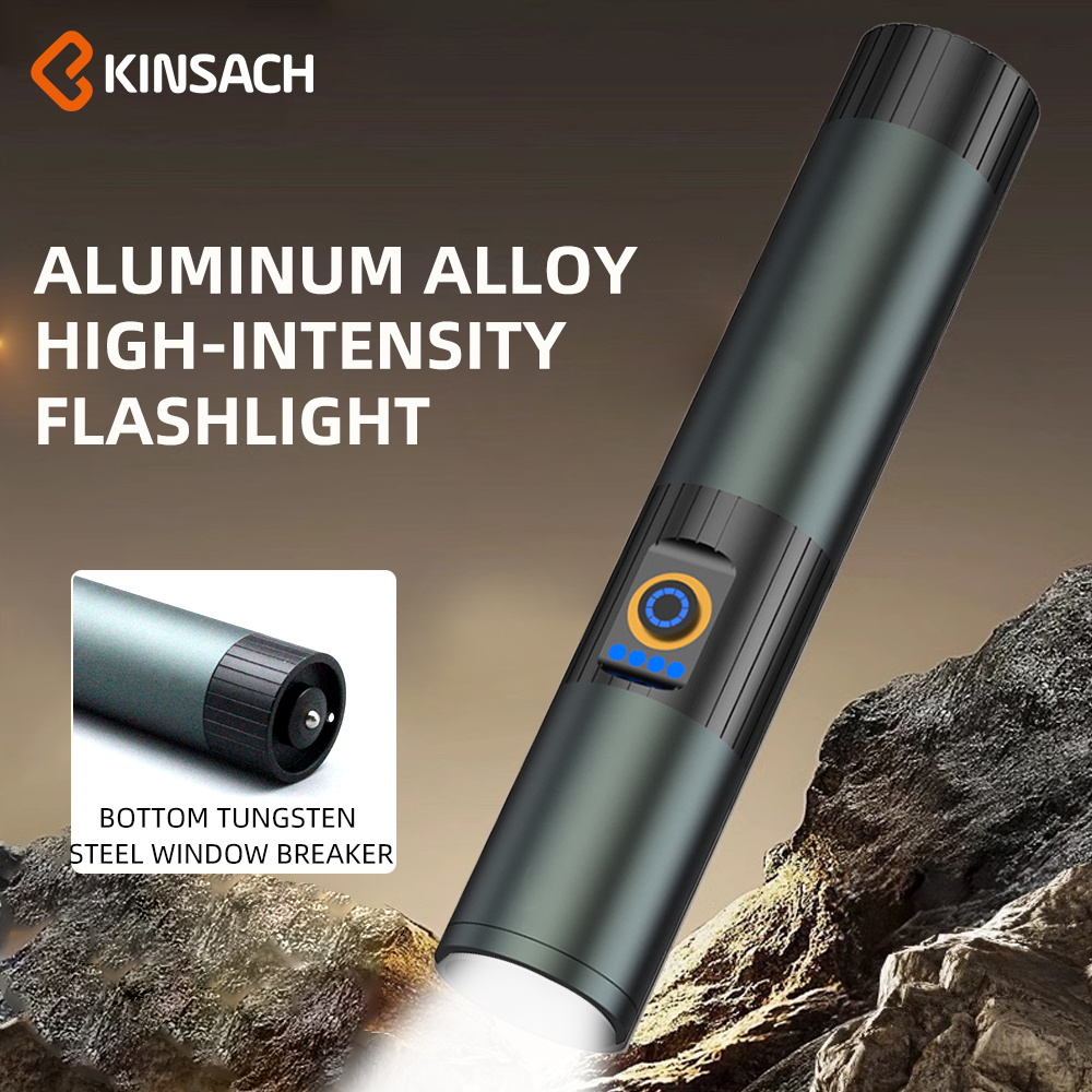 KINSACH brand high-intensity flashlight, laser pen, multi-functional flashlight, lighting, waterproof portable P50 model Application Scenario