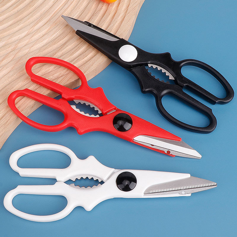 家用不锈钢厨房剪刀强力鱼鸡骨剪多功能锋利剪肉烤肉鸡骨剪刀多功能剪刀