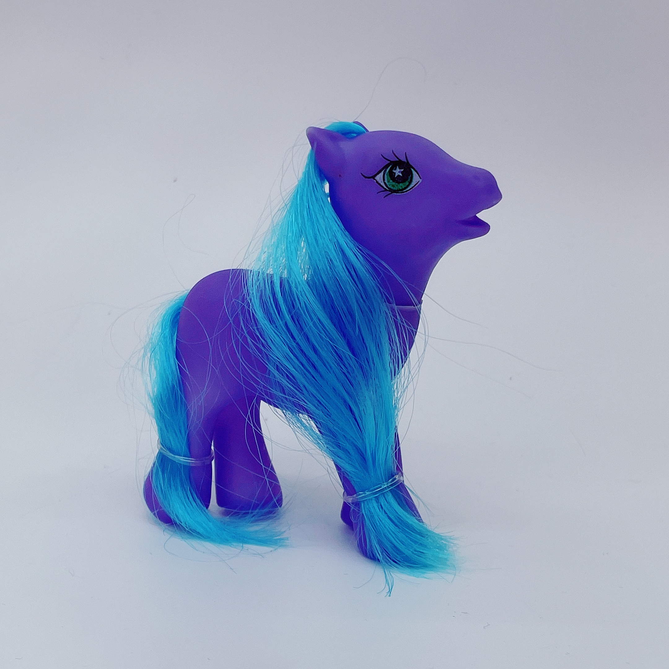 Mascota del año del caballo arco iris caballo bondadoso cry cry caballo juguete de peluche coche pastel decorativo hogar juguetes caja ciega colgante regalo pic 3