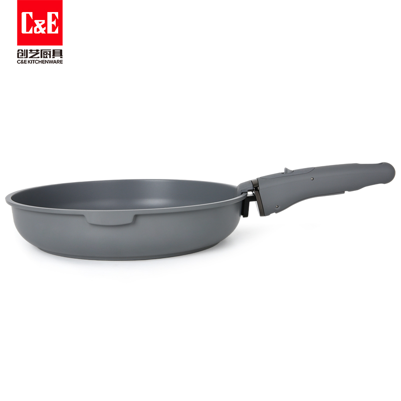 創(chuàng)藝廚具17件套不粘鍋可拆卸柄套裝一鍋多用鍋Cookware鋁鍋煎鍋鍋具套裝鍋詳情10