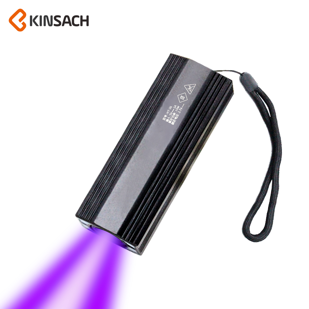 KINSACH ultraviolet flashlight, laser pen, high-intensity flashlight, P50 multi-functional emergency lighting portable searchlight