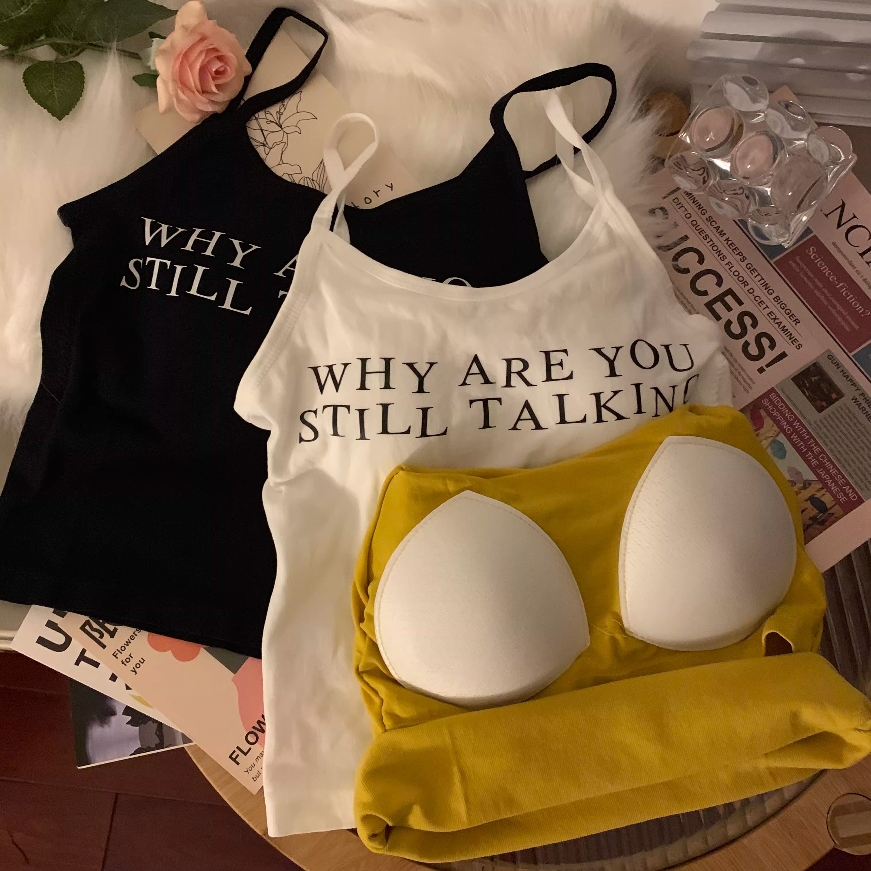 时尚百搭吊带背心女夏季新款宽松无袖打底衫薄款百搭上衣女装详情8