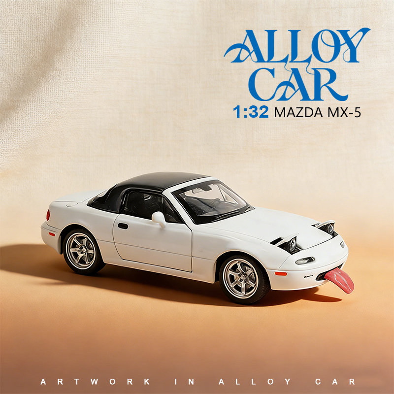 1:32 Mazda MX-5 alloy car model toy car, small car model collection, display item, children's toy car, metal car model Specification image