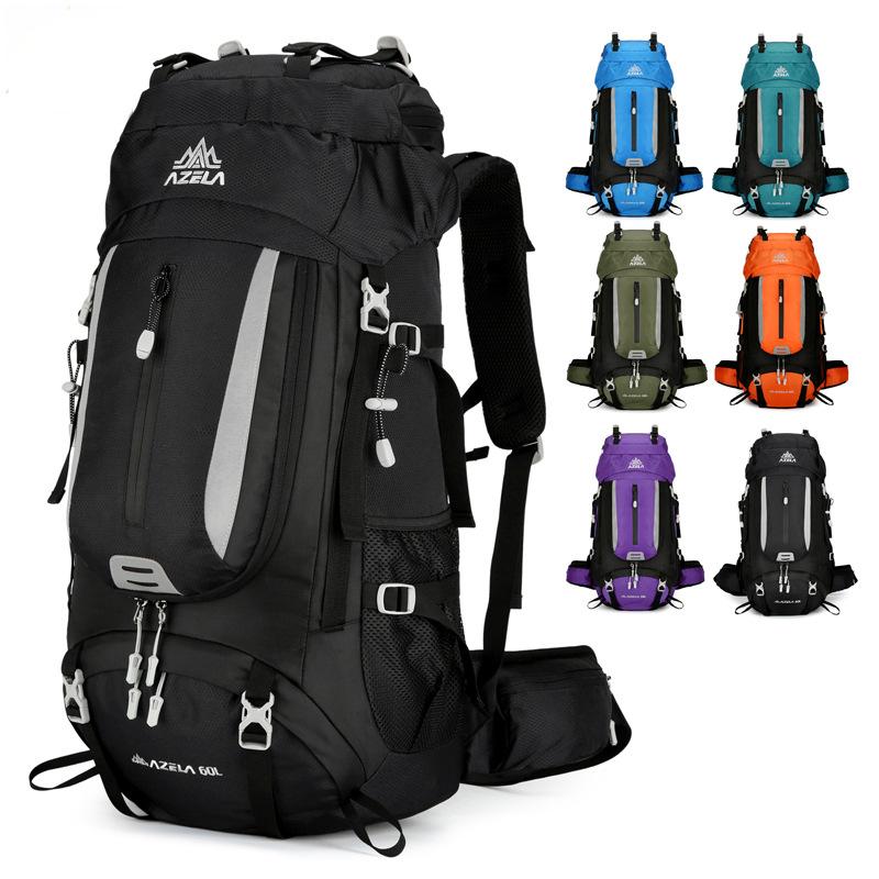 Azera Backpack for Cross-border outdoor Hiking and mountain Climbing 60L Backpacking Sports multi-functional large-capacity mountain climbing
