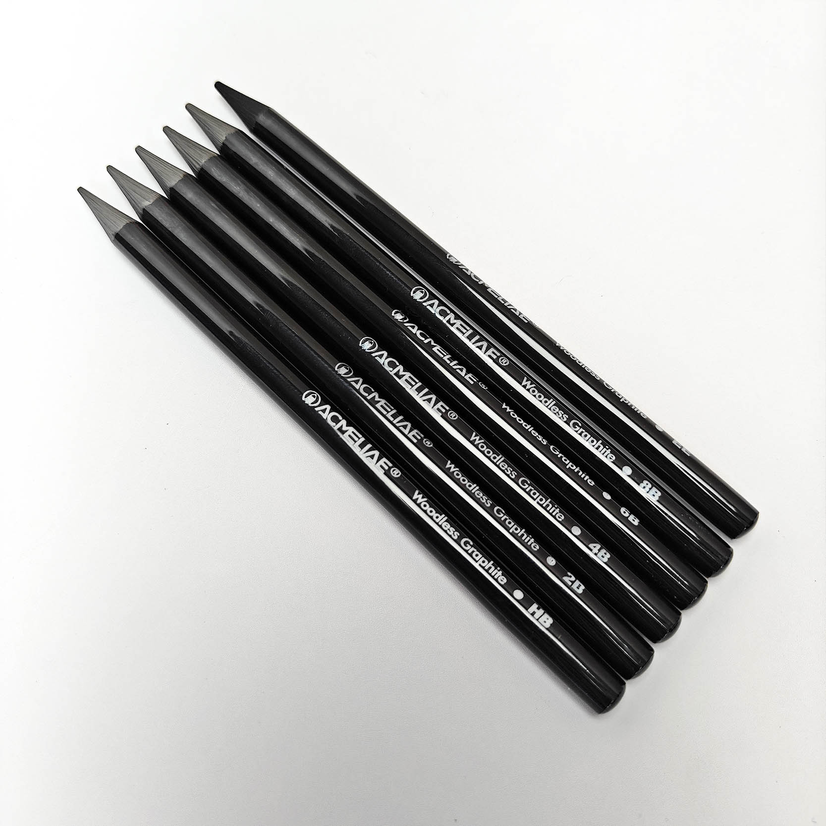 ACMELIAE 6PCS Woodless Graphite Pencil details Picture