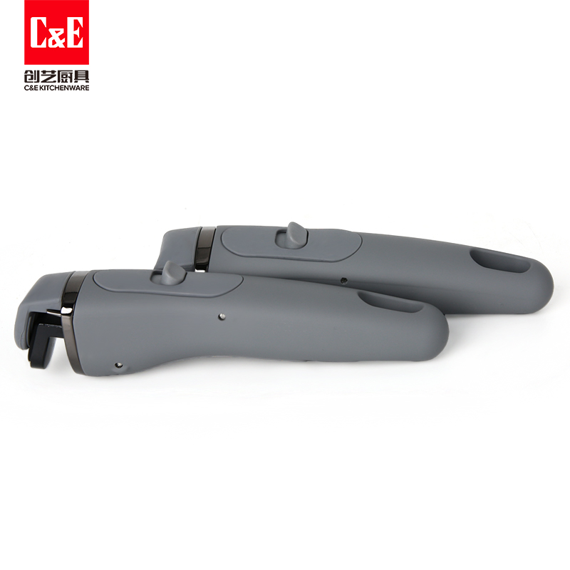 創(chuàng)藝廚具17件套不粘鍋可拆卸柄套裝一鍋多用鍋Cookware鋁鍋煎鍋鍋具套裝鍋詳情5