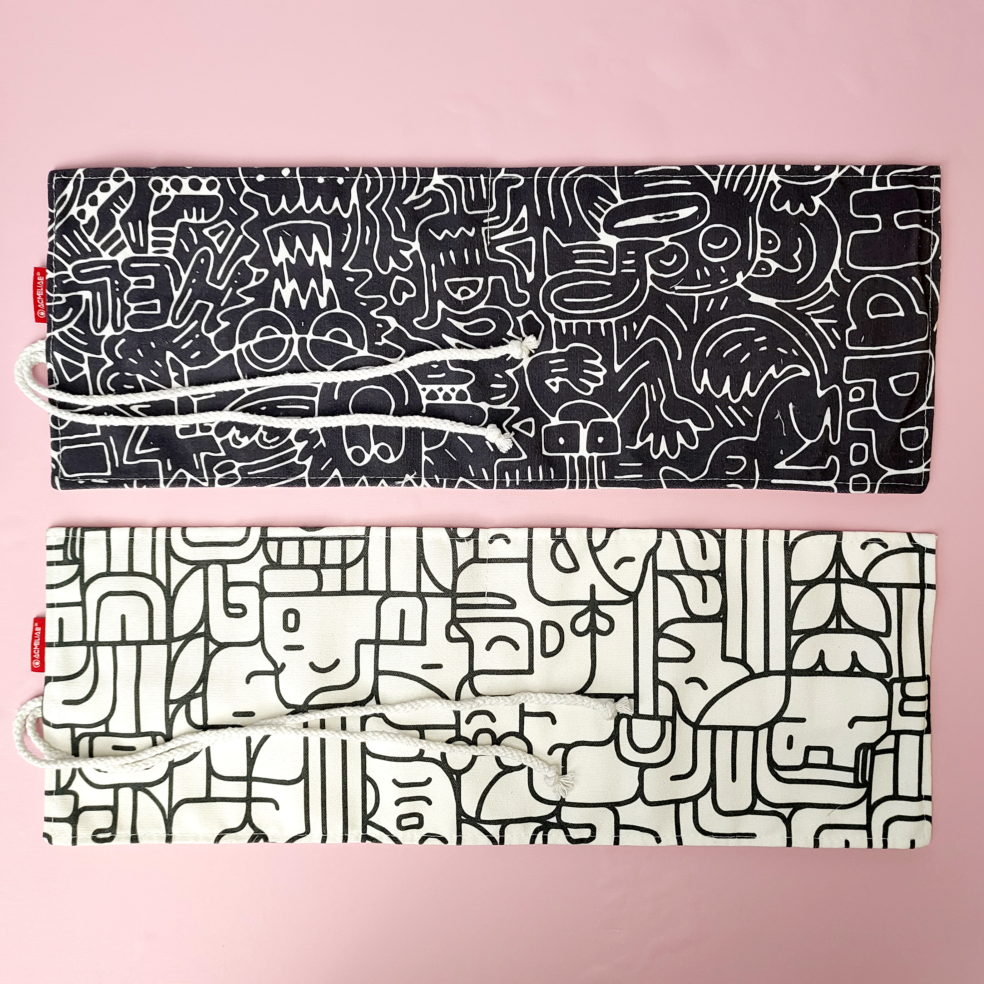 ACMELIAE PR-048 48PCS Cotton Printing Pencil Roll Specification drawing