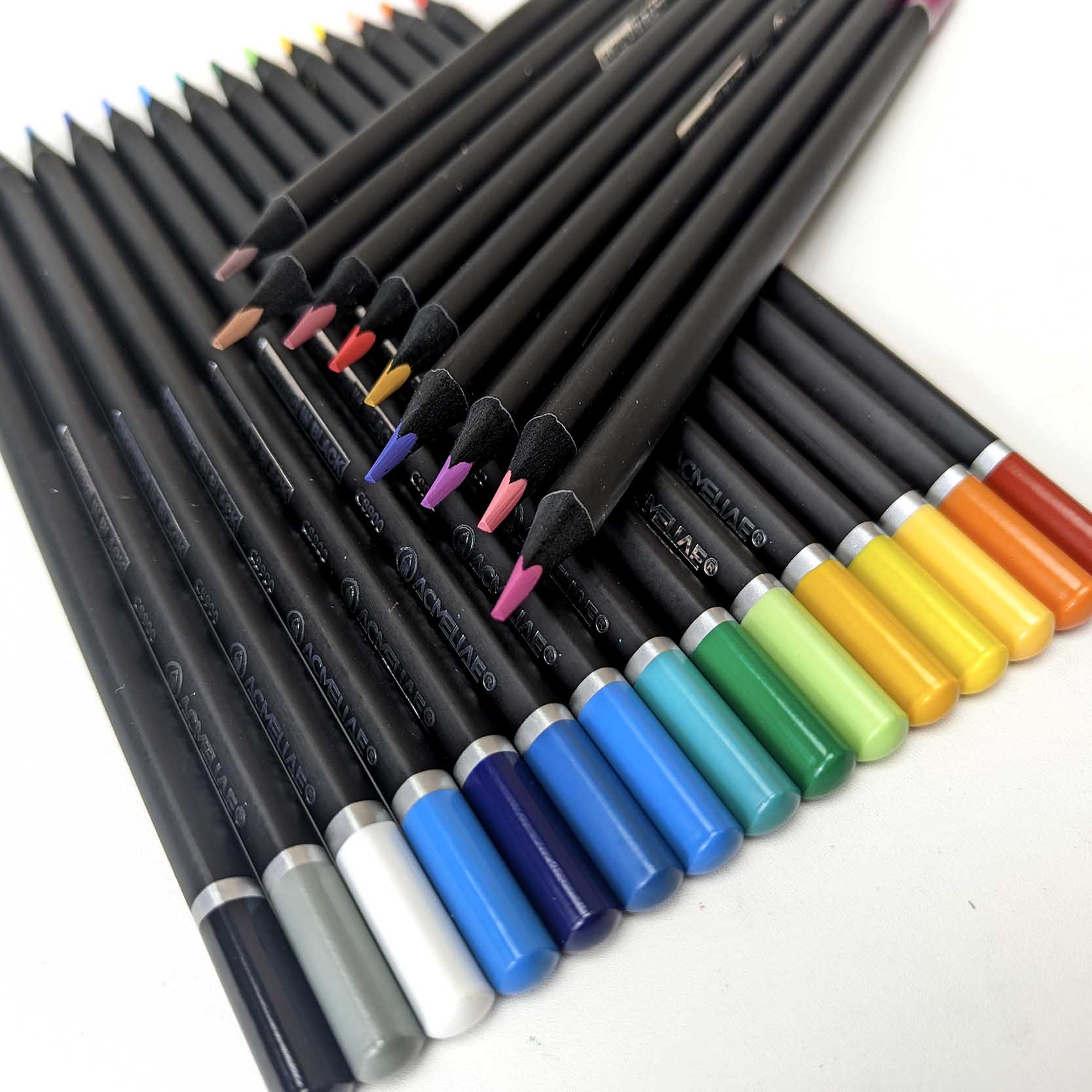 ACMELIAE C8900 24PCS Highlight Color in Dark Paper Specification drawing