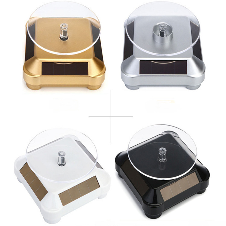 厂家直供太阳能展示架饰品架首饰展示架首饰盘珠宝展示道具旋转台