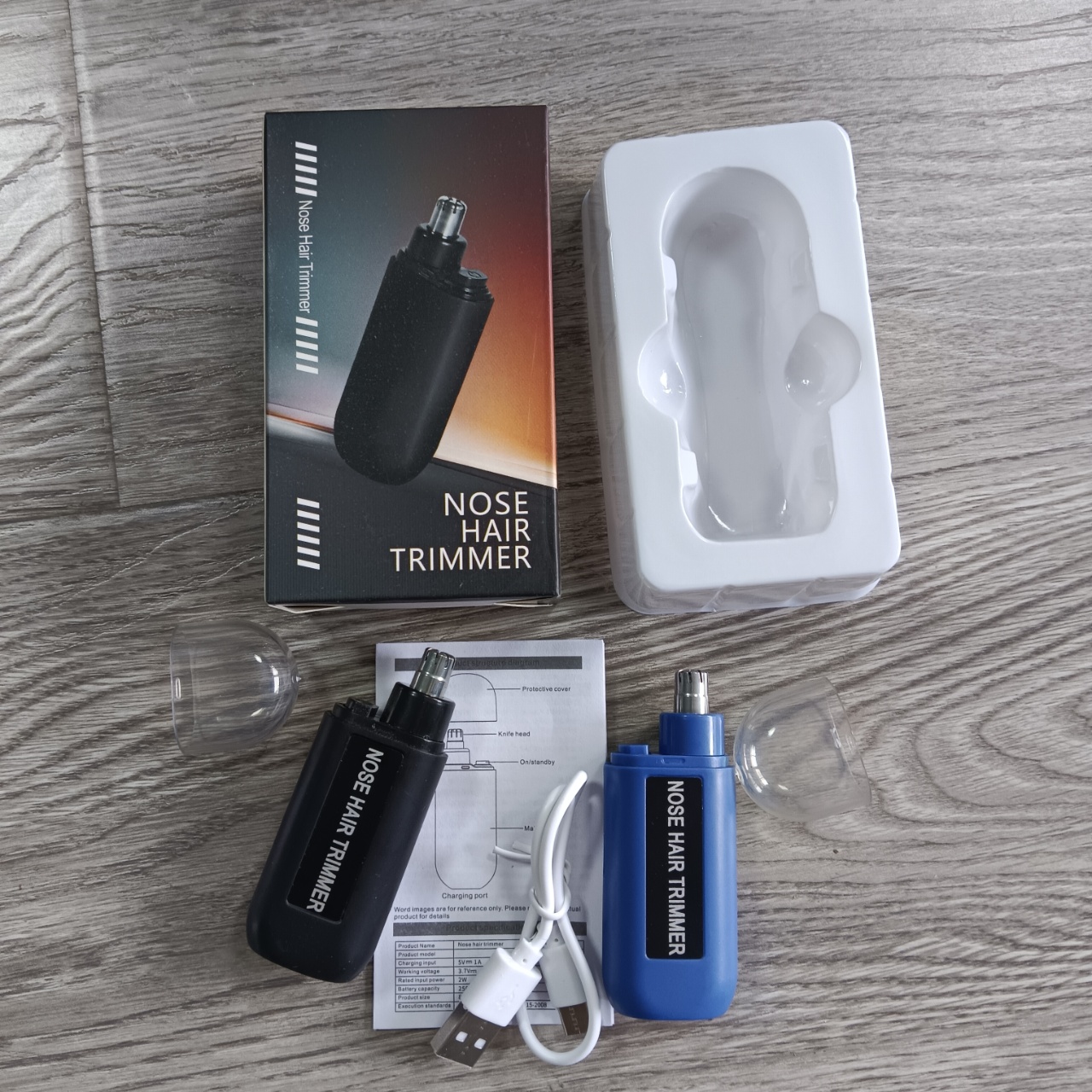 爆款迷你剃鼻毛器男士电动鼻毛修剪器便携式鼻毛刮毛刀安全无痛鼻毛器男用多功能修剪器充电式短毛器
