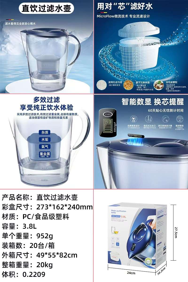 Factory direct sales of direct drinking water filter water bottle filter details Picture