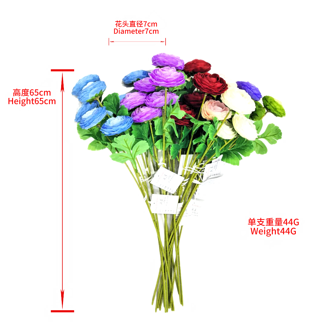 Colorful artificial bouquets, fake flowers, anti-real flower arrangements, wisteria flower art, artificial lotus flower decoration, multi-color handcrafted artificial plants details Picture