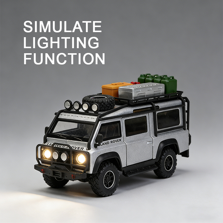 1:32 路虎卫士面包车仿真合金车模汽车模型金属玩具车摆件详情5