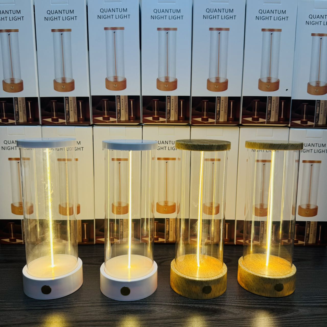 The second-generation quantum lamp night light, rechargeable table lamp, night lighting companion, minimalist style bedroom lighting lamp Application Scenario