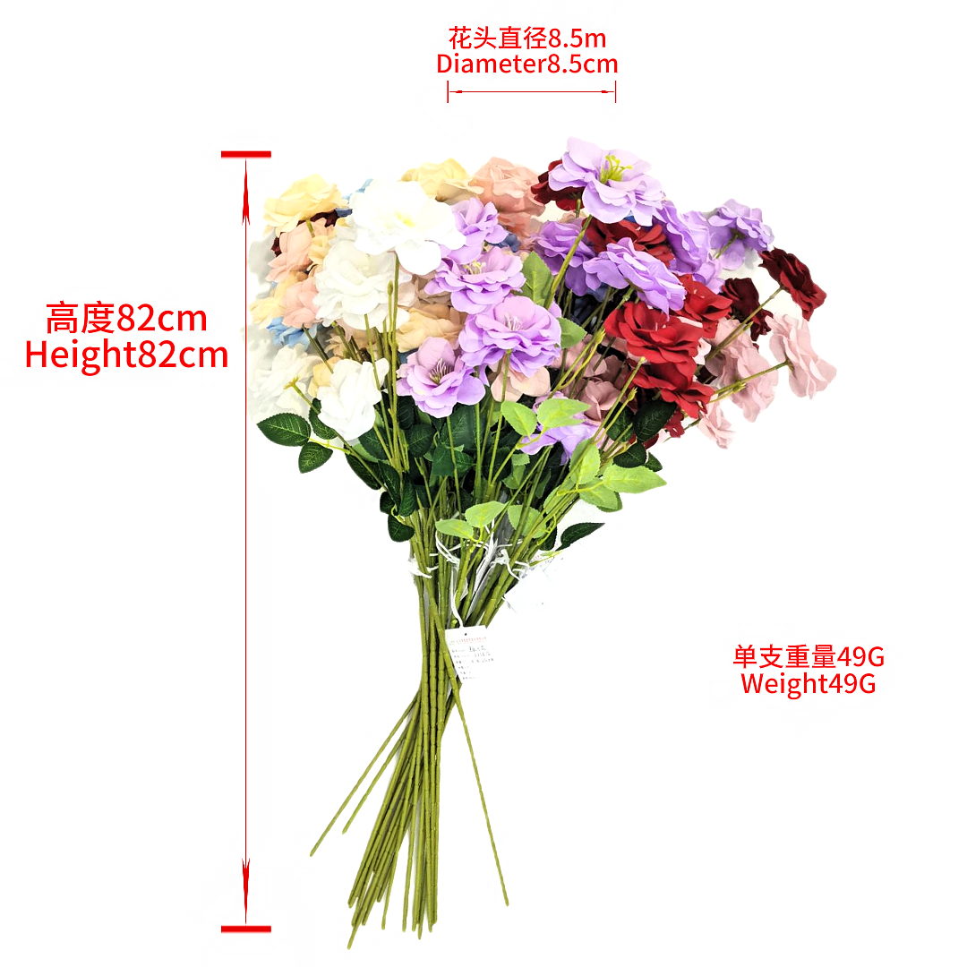 假花/防真插花/仿真花/紫藤花/花艺花塑料产品图
