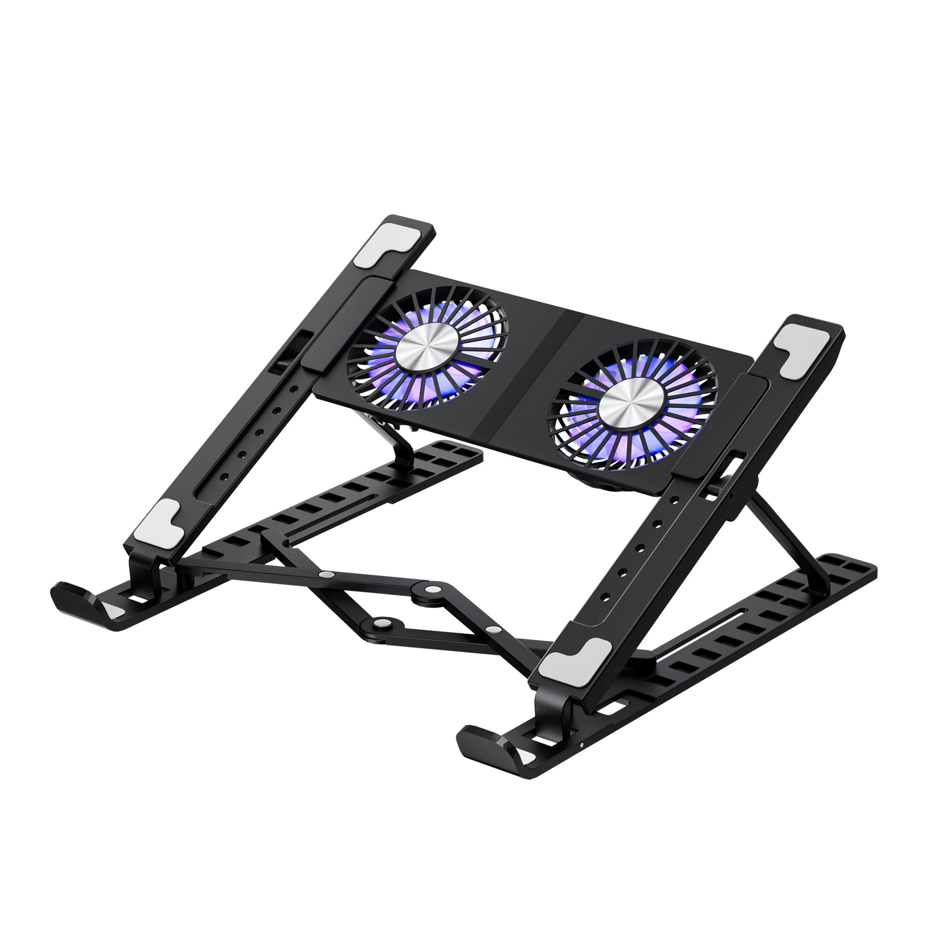 Notebook heat sink, adjustable folding cooling fan, portable stand, notebook tablet, hand-drawn tablet stand details Picture