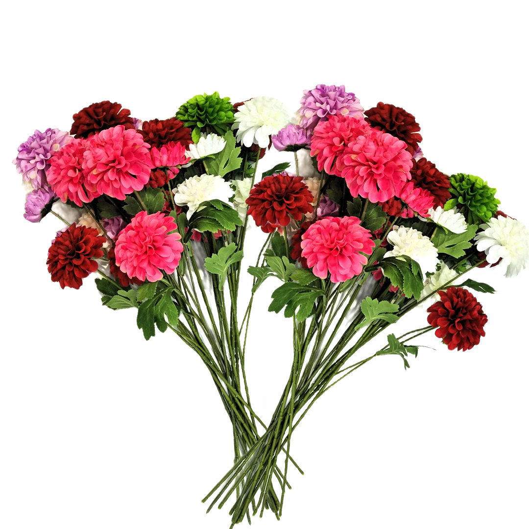 Colorful chrysanthemum scented flower bouquets, floral art decorations, artificial flower branches, and various combination flower sets Application Scenario