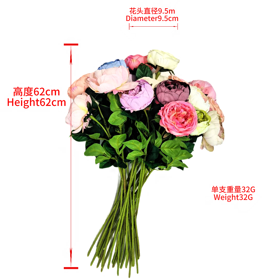 Austin rose single bouquets, flower branches, floral art, decorative flower mud, fruit wrapping paper combinations, and various styles details Picture