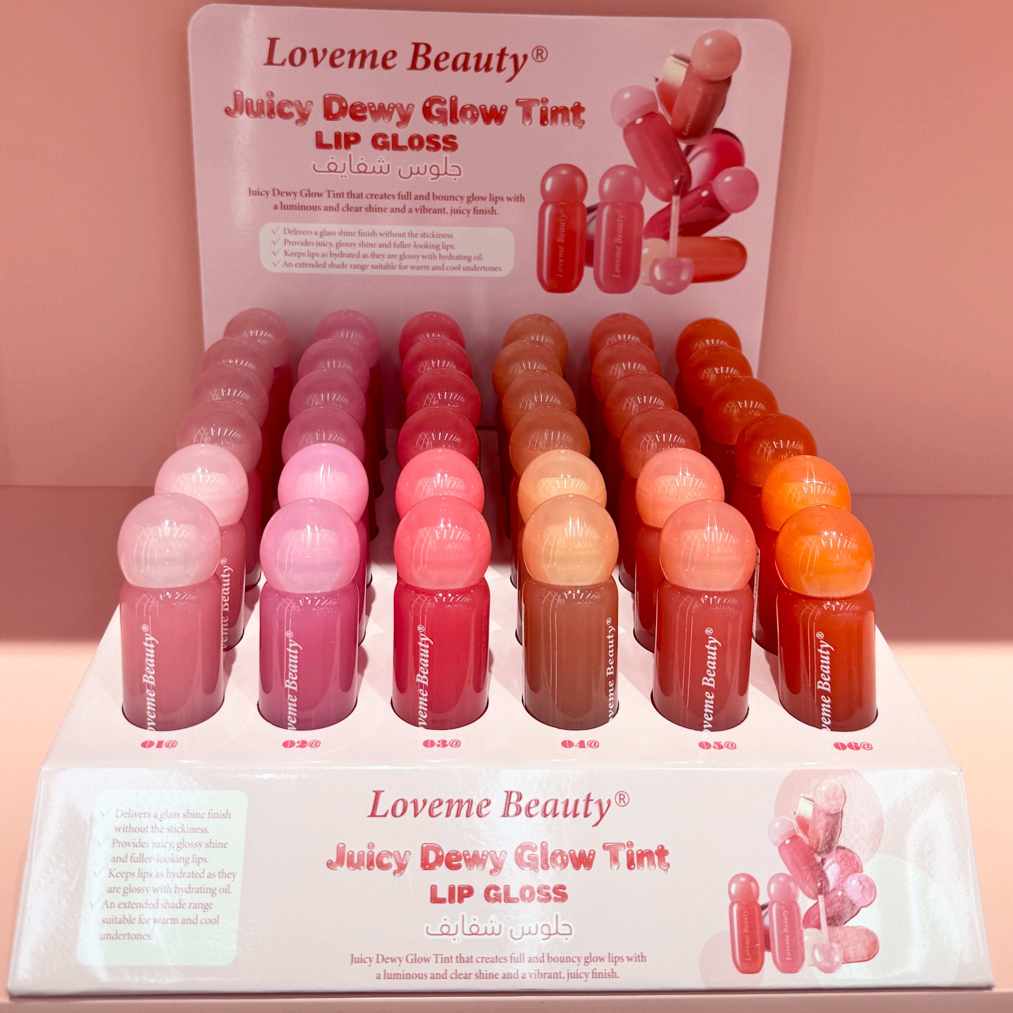 Soft Mist Juicy Dewy Glow Tint Lip Gloss- Loveme Beauty水润唇彩
