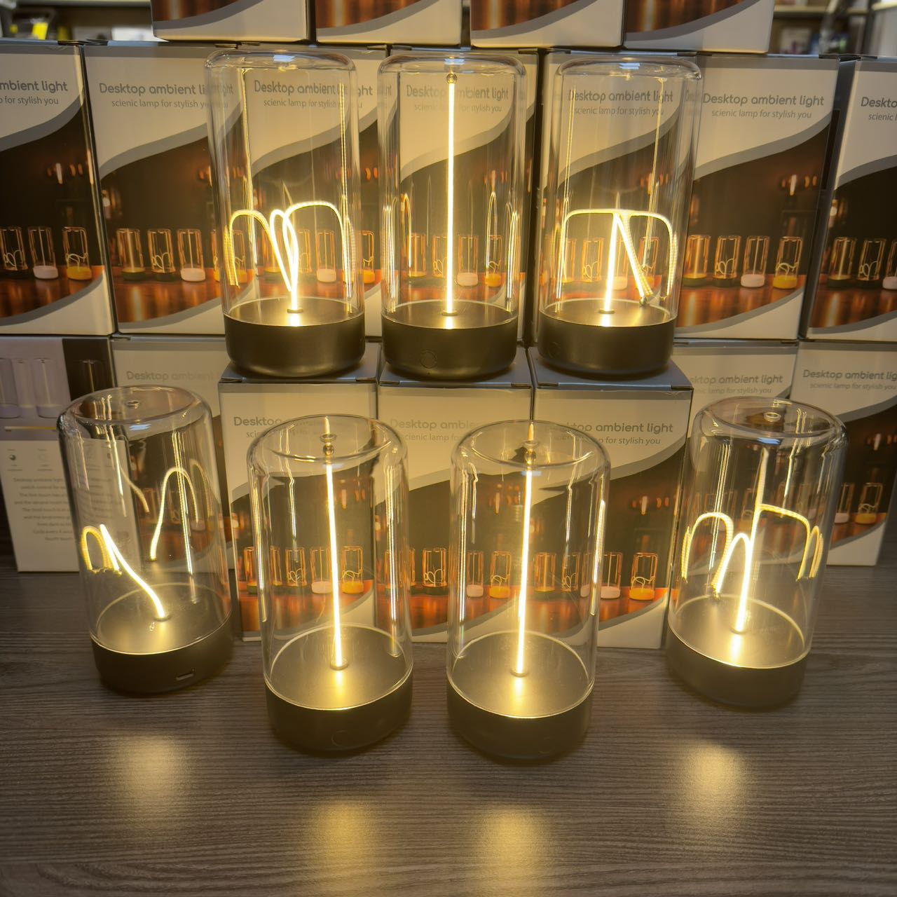 Quantum wire ambient light, creative desk lamp, warm night light, bedroom decorative light, soft light desk lamp, festival gift