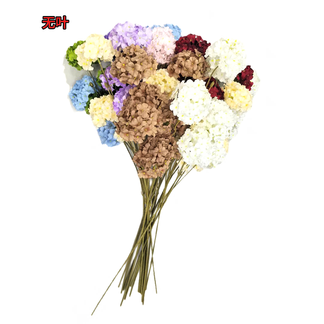 Colorful flower bouquets of various chrysanthemums and hydrangeas, floral art decorations, artificial flower combinations and flower sets Specification image