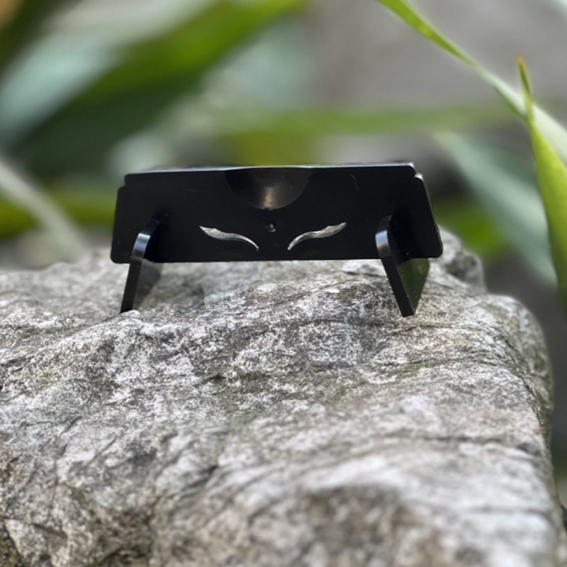 树脂扇架男女扇子架礼品扇托竹宫扇架底座折扇架圆扇子底座摆台