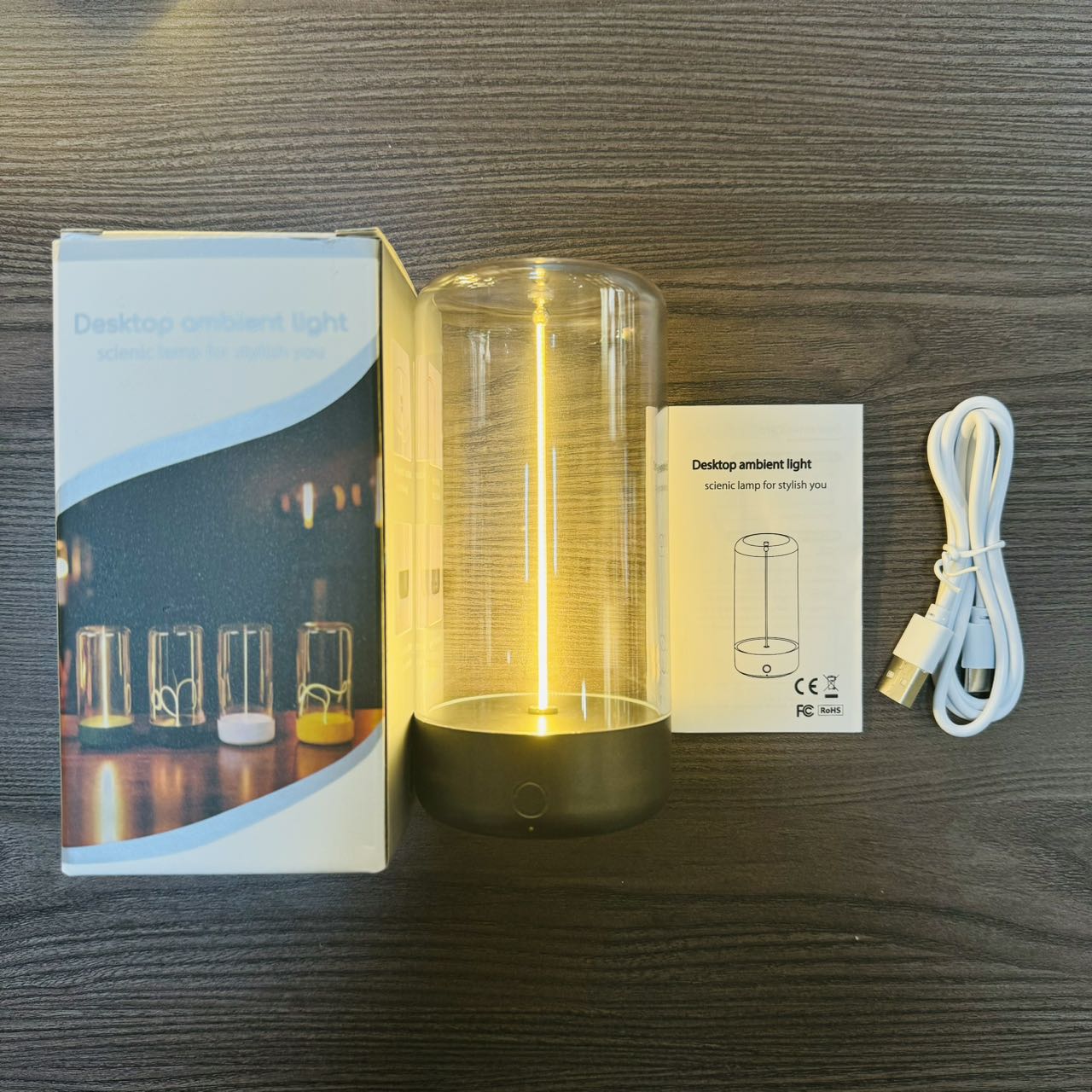 融蜡灯/香薰灯/美式台灯/氛围灯/台灯产品图
