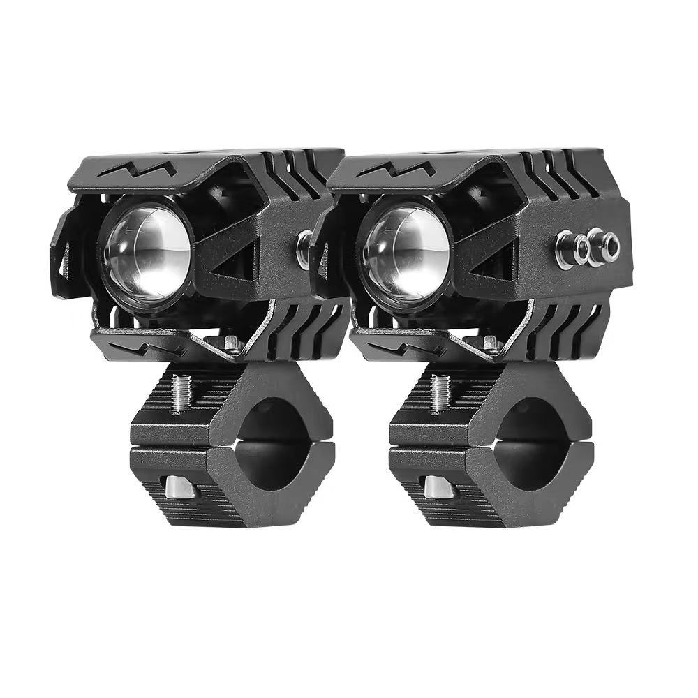 Motorcycle LED lights, spotlights, lenses, spotlights, white and yellow lights, 60W high-intensity lights, external lights, export model lights, high brightness pic 9