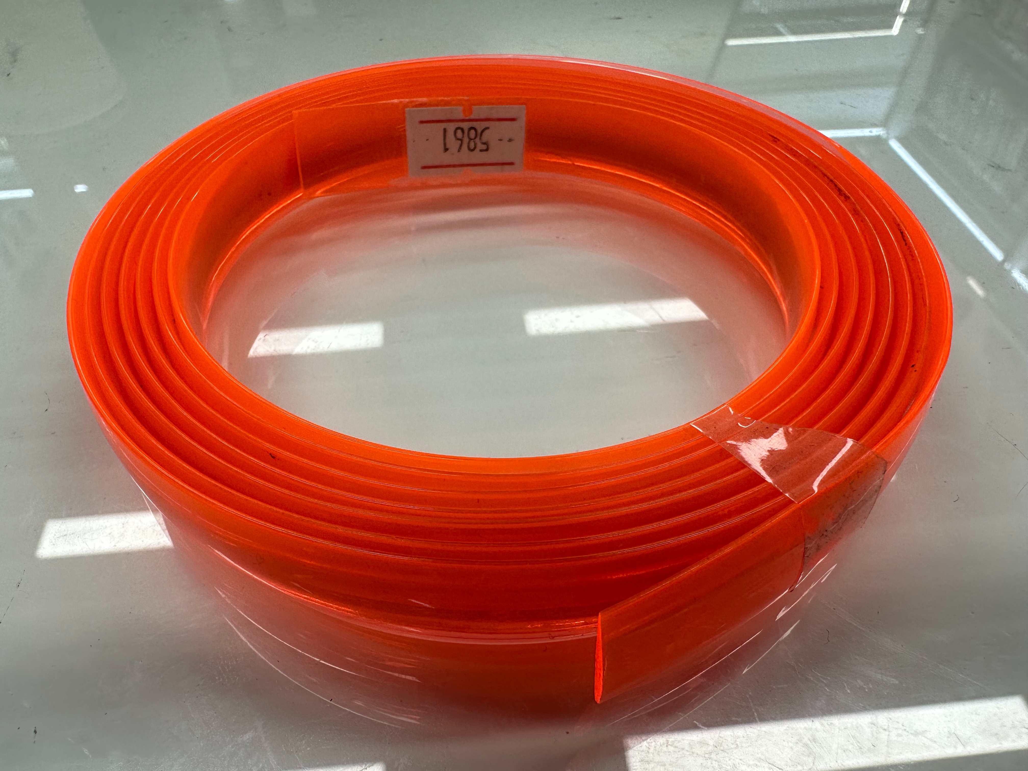 PVC塑胶皮带辅料鞋材辅料饰品配饰厂家直销#鞋面pvc裱贴条详情4