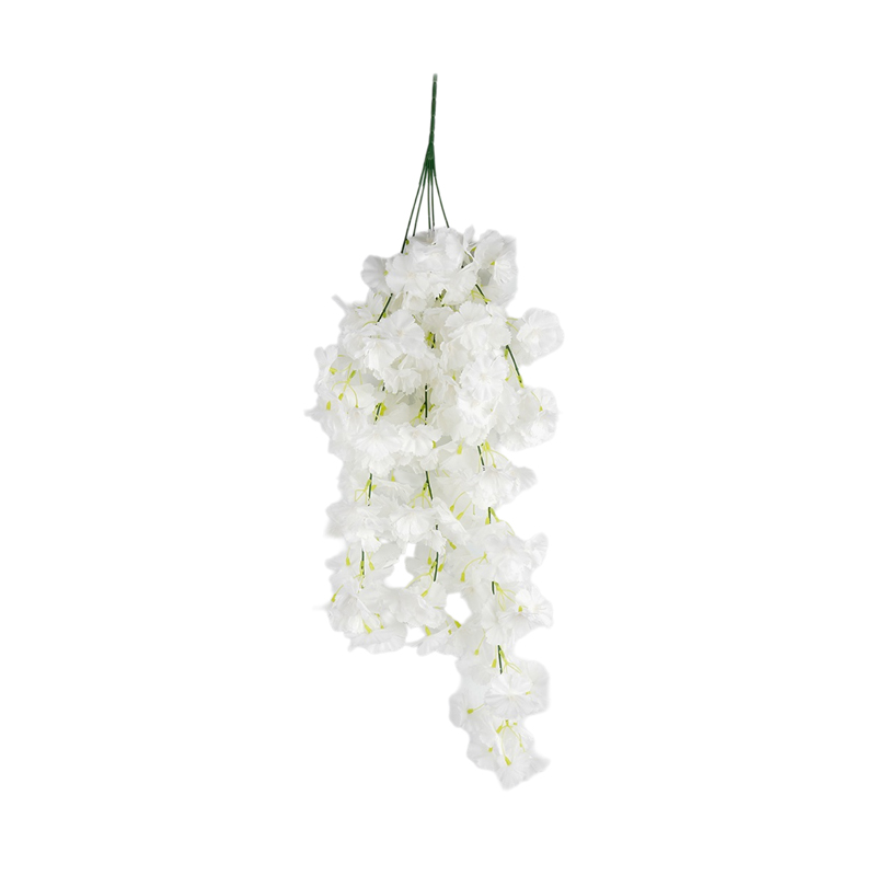 Fishing, cherry blossom wedding, snowfall, cherry blossom artificial flower ceiling, popular wedding hotel pendant, wedding banquet roof decoration detail image 2