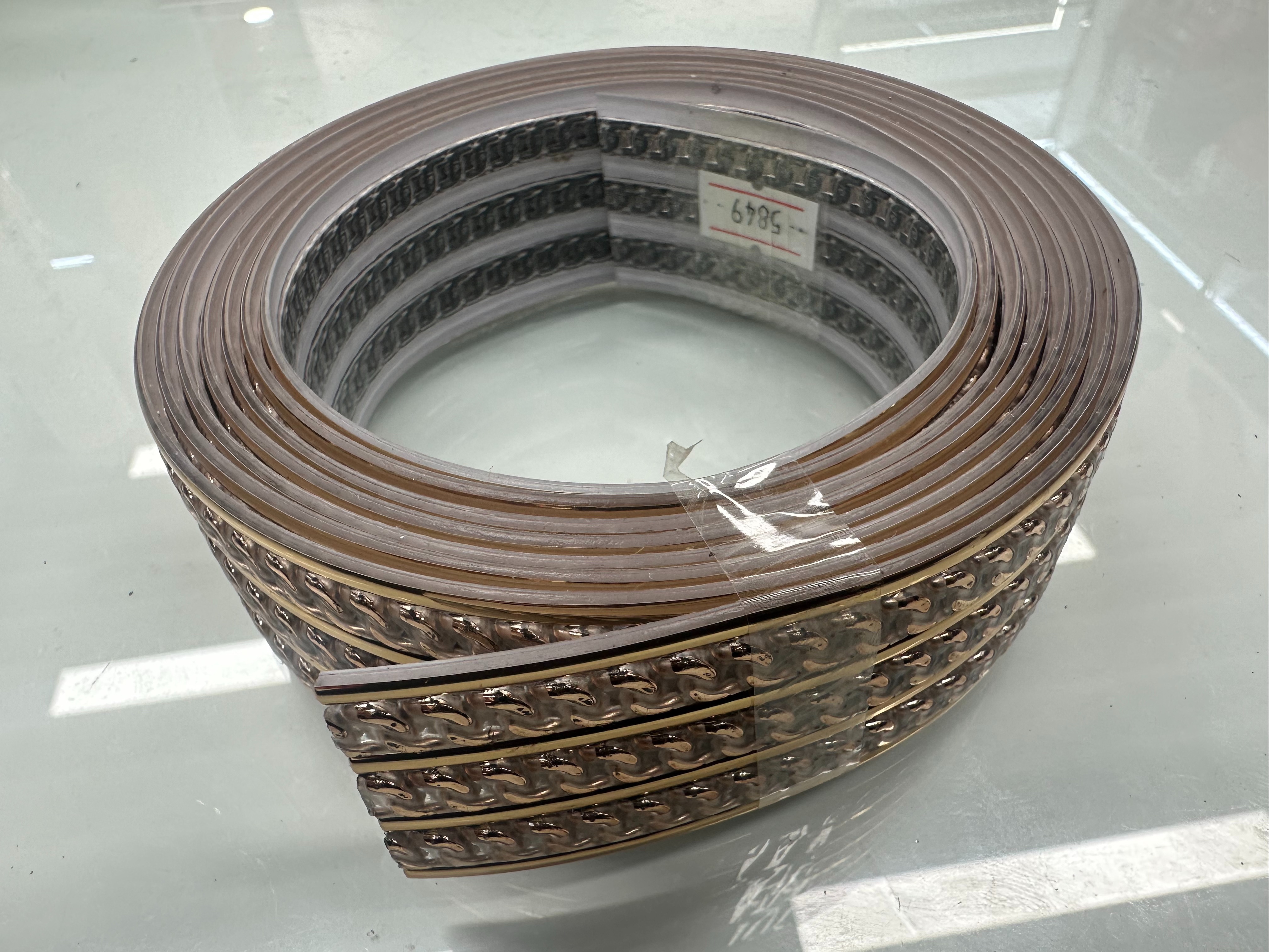 简约塑胶皮带辅料鞋材辅料饰品配件厂家直营#pvc外贴条