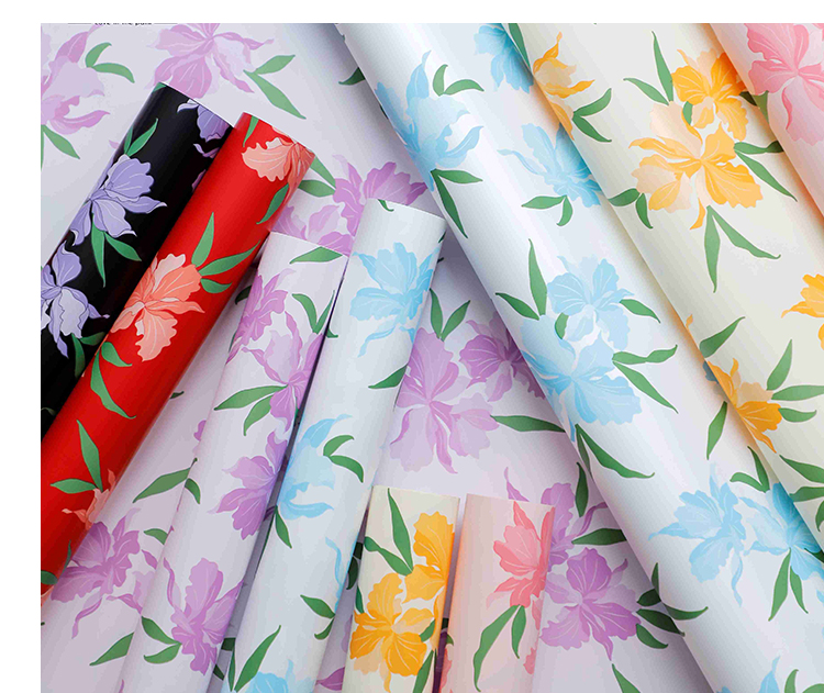Xihua Nong Yuyin Paper Series Blooming Flower packaging, Ouya paper printing waterproof opp flower Shop Floral art materials wholesale pic 9