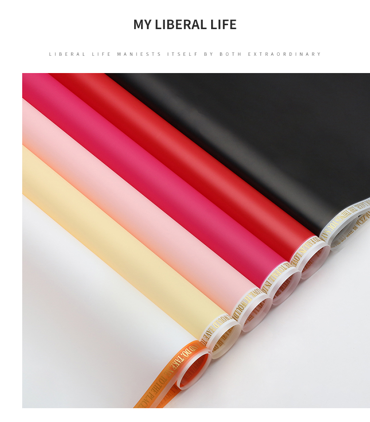 Xihua Nong Meiying Magic Edge Flower Wrapping Paper Frame English semi-transparent diy Bouquet Gift Flower Shop wrapping paper pic 7