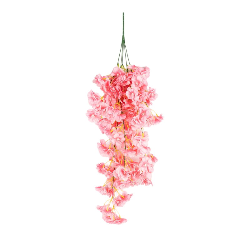 Fishing, cherry blossom wedding, snowfall, cherry blossom artificial flower ceiling, popular wedding hotel pendant, wedding banquet roof decoration detail image 6