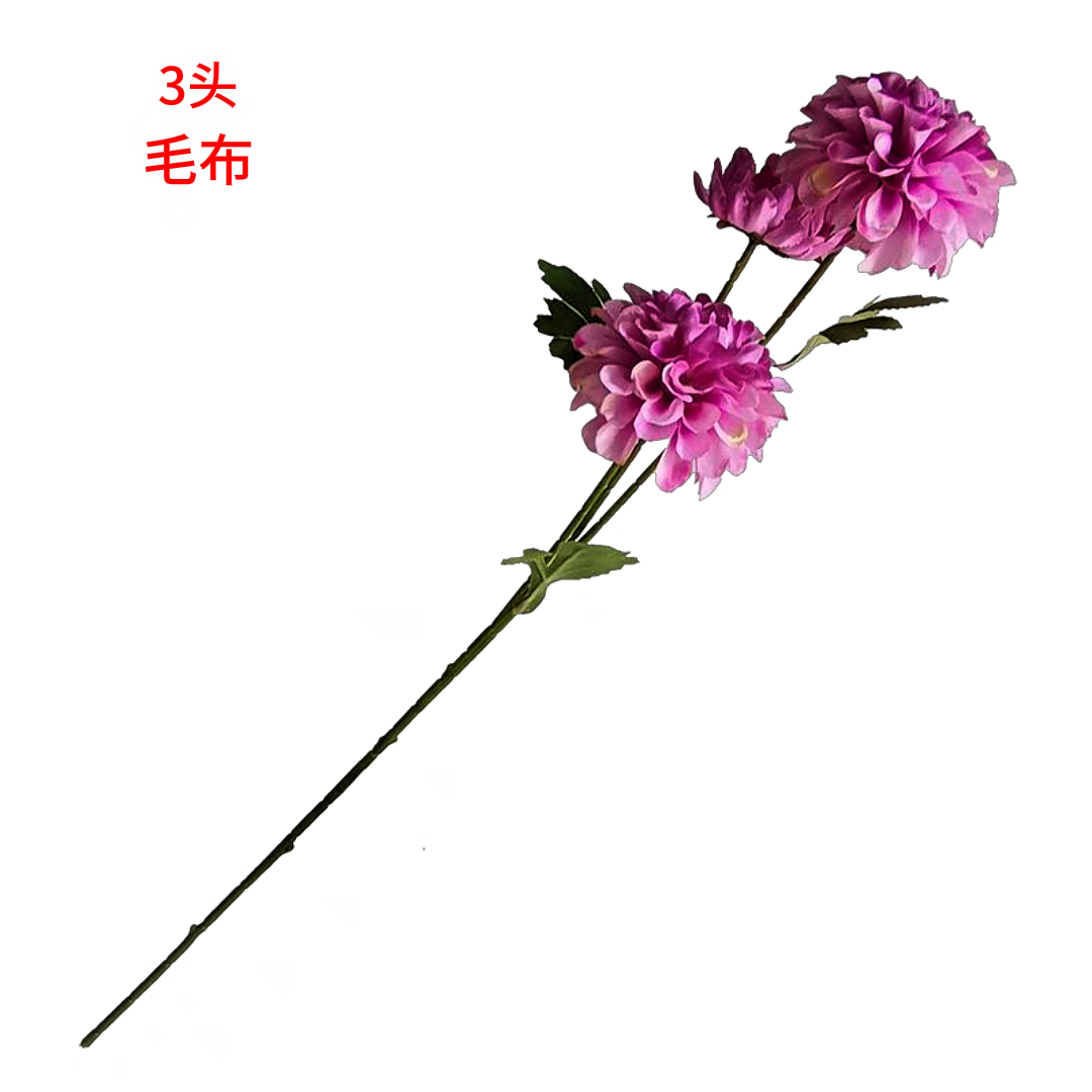 Purple, fragrant, tall flower branches, artificial flower branches, artificial plant tree decorative ornaments Specification image