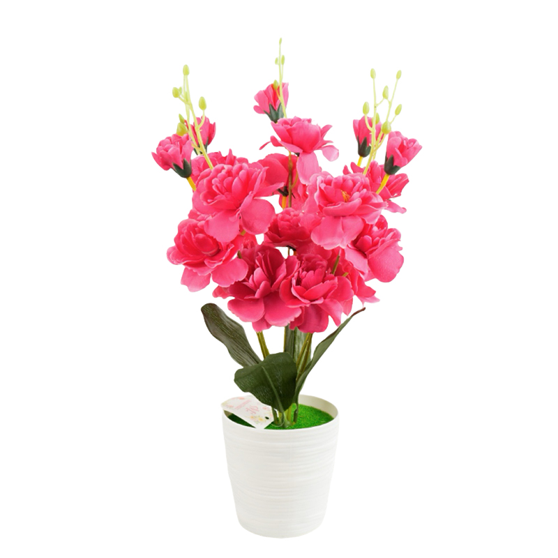 Artificial potted peony flowers, home decoration, photography props, table artificial flower ornaments, bonsai detail image 2