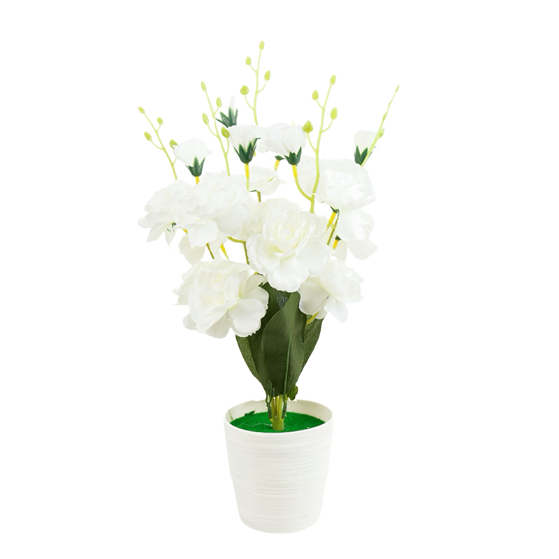 Artificial potted peony flowers, home decoration, photography props, table artificial flower ornaments, bonsai detail image 6
