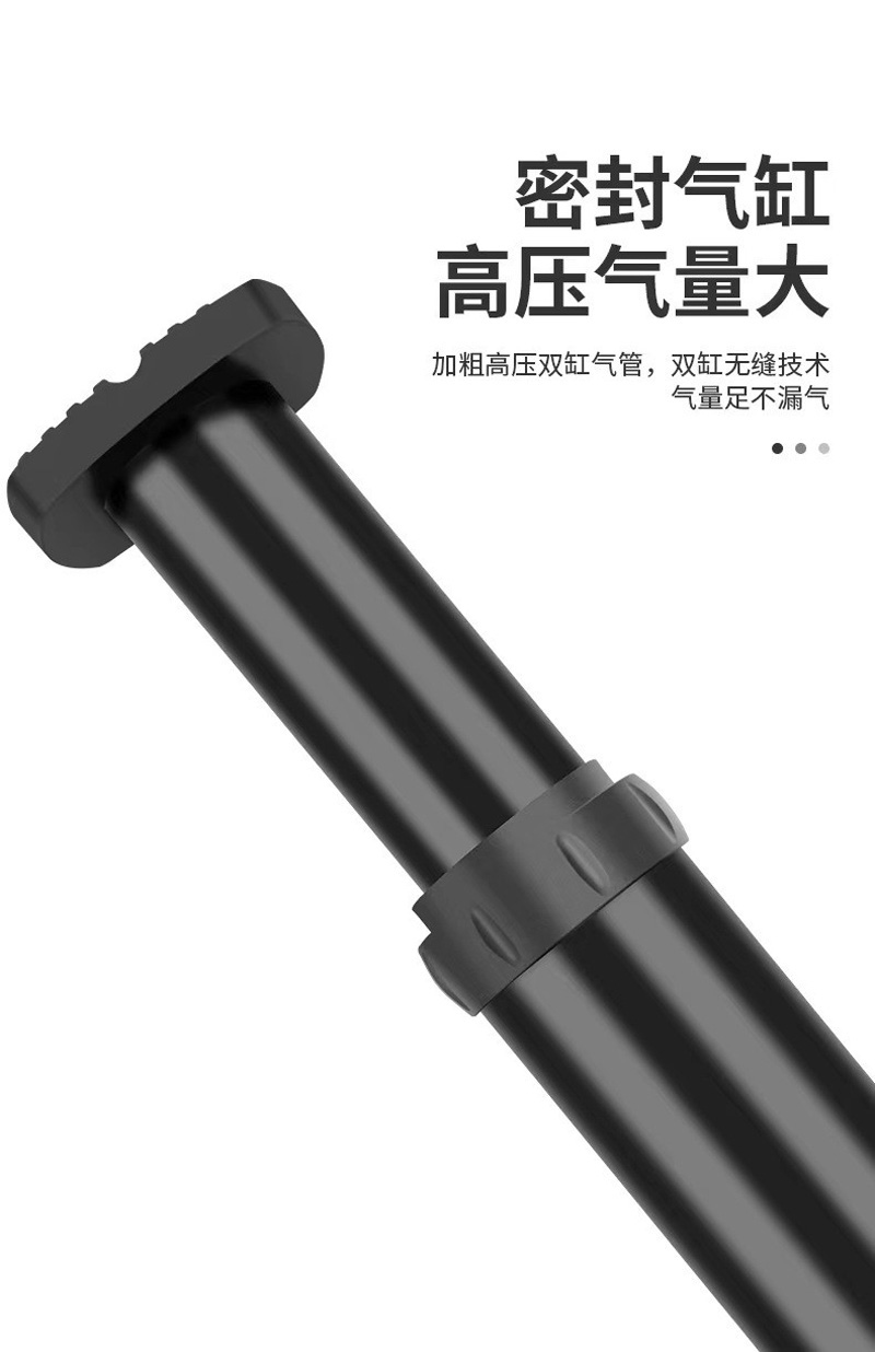 8# Pedal (4516 with watch) Bicycle pedal air pump Basketball toy air pump Bicycle air pump Electric bicycle car pedal air pump pic 8