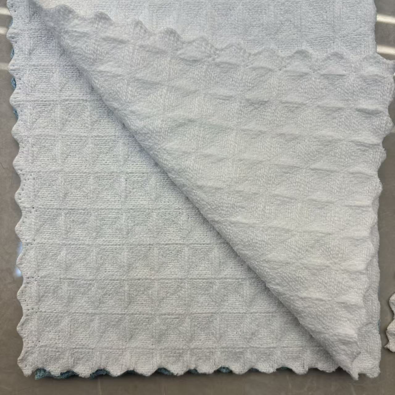洗碗布/百洁布/抹布/洗碗巾棉/油利除抹布白底实物图