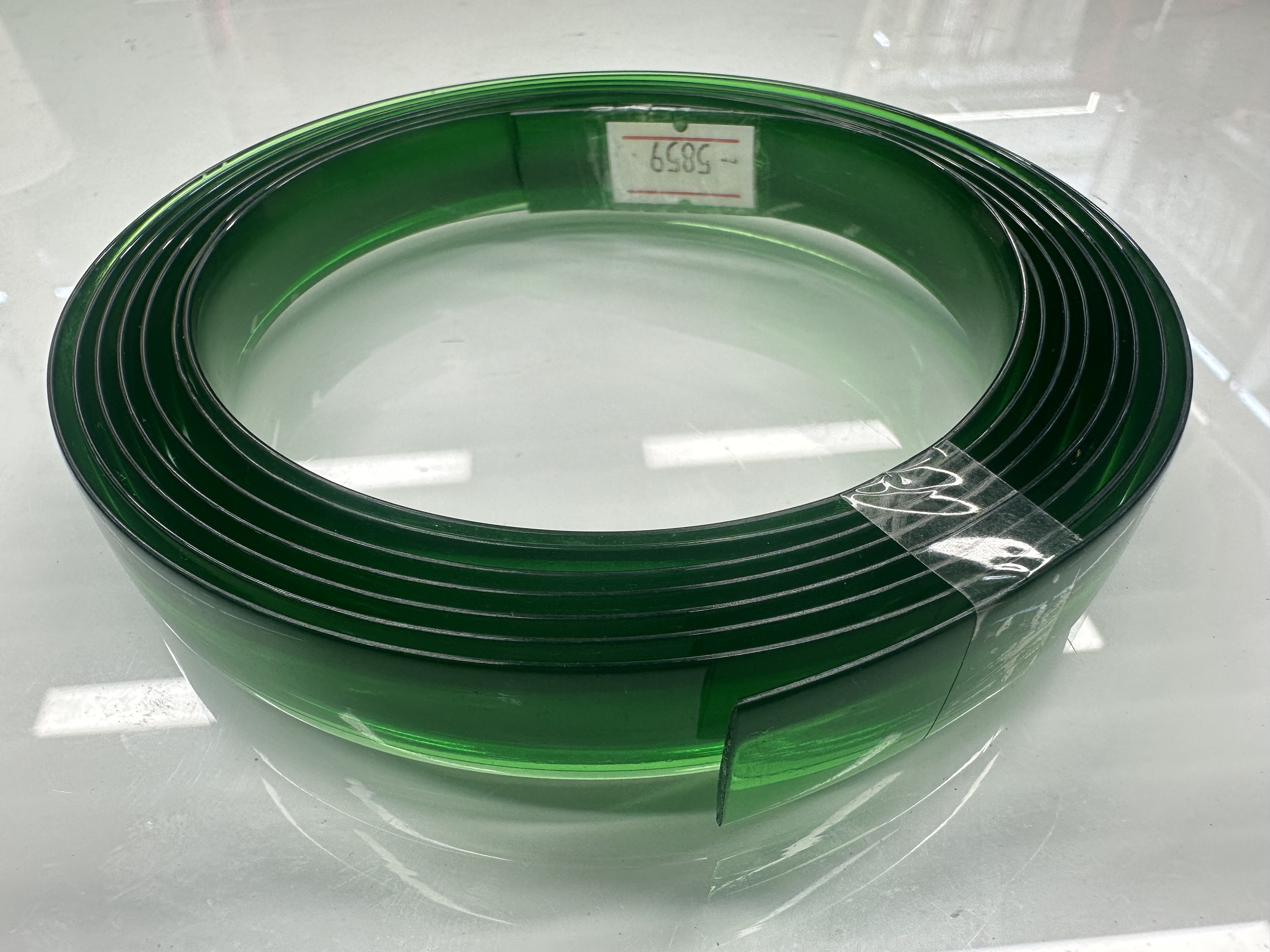 PVC塑胶皮带辅料鞋材辅料饰品配饰厂家直销#鞋面pvc裱贴条详情2