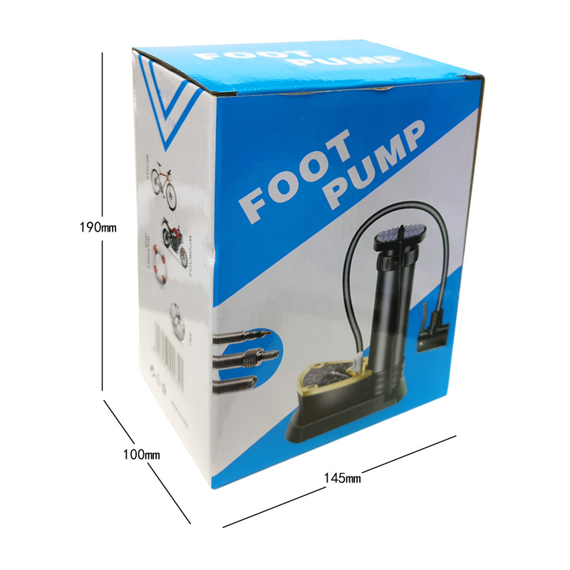 8# Pedal (4516 with watch) Bicycle pedal air pump Basketball toy air pump Bicycle air pump Electric bicycle car pedal air pump pic 7